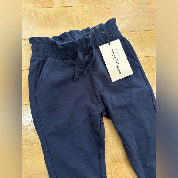 Miles the Label baby girls jogger pant bottoms - Picture 4 of 8